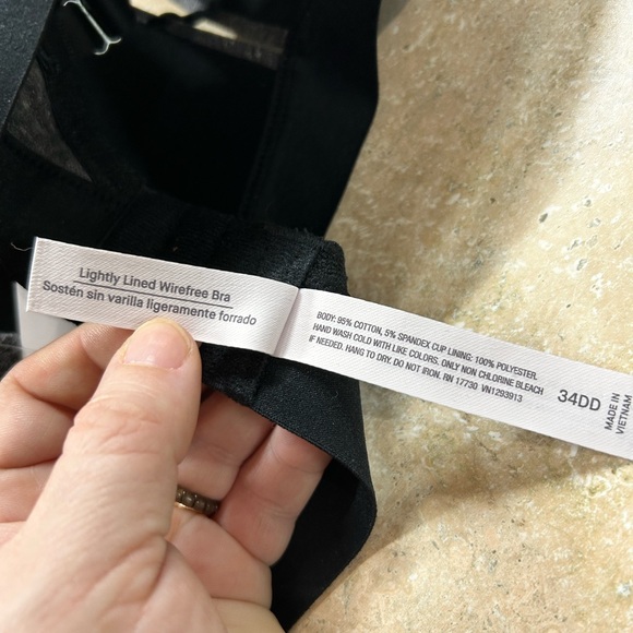 Women's Gray and Black Bra - Picture 6 of 6